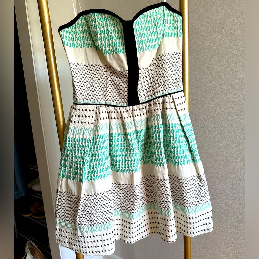 Ella moss mini corset dress with pockets